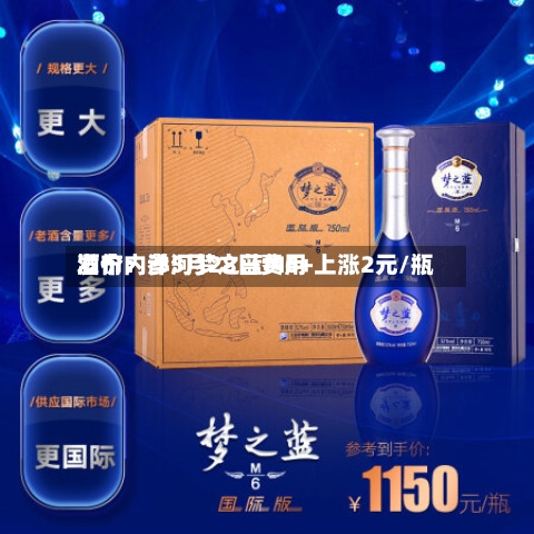 酒价内参5月28日费用
发布:洋河梦之蓝M6+上涨2元/瓶-第2张图片